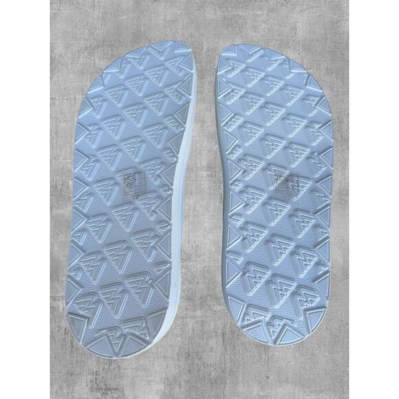 Malibu Inspired Zuma Sandals Mens 12 Blue Woven Huarache Slides Vegan Designer main image 5